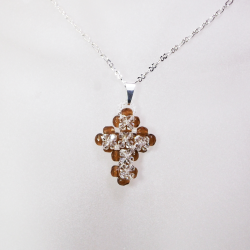 Pendant 45cm - Proserpine-Silver Chain - Pendant 45cm - Laiton argenté